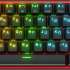 Клавиатура Redragon Fizz Pro,  USB, Bluetooth/Радиоканал, черный + красный [70666]
